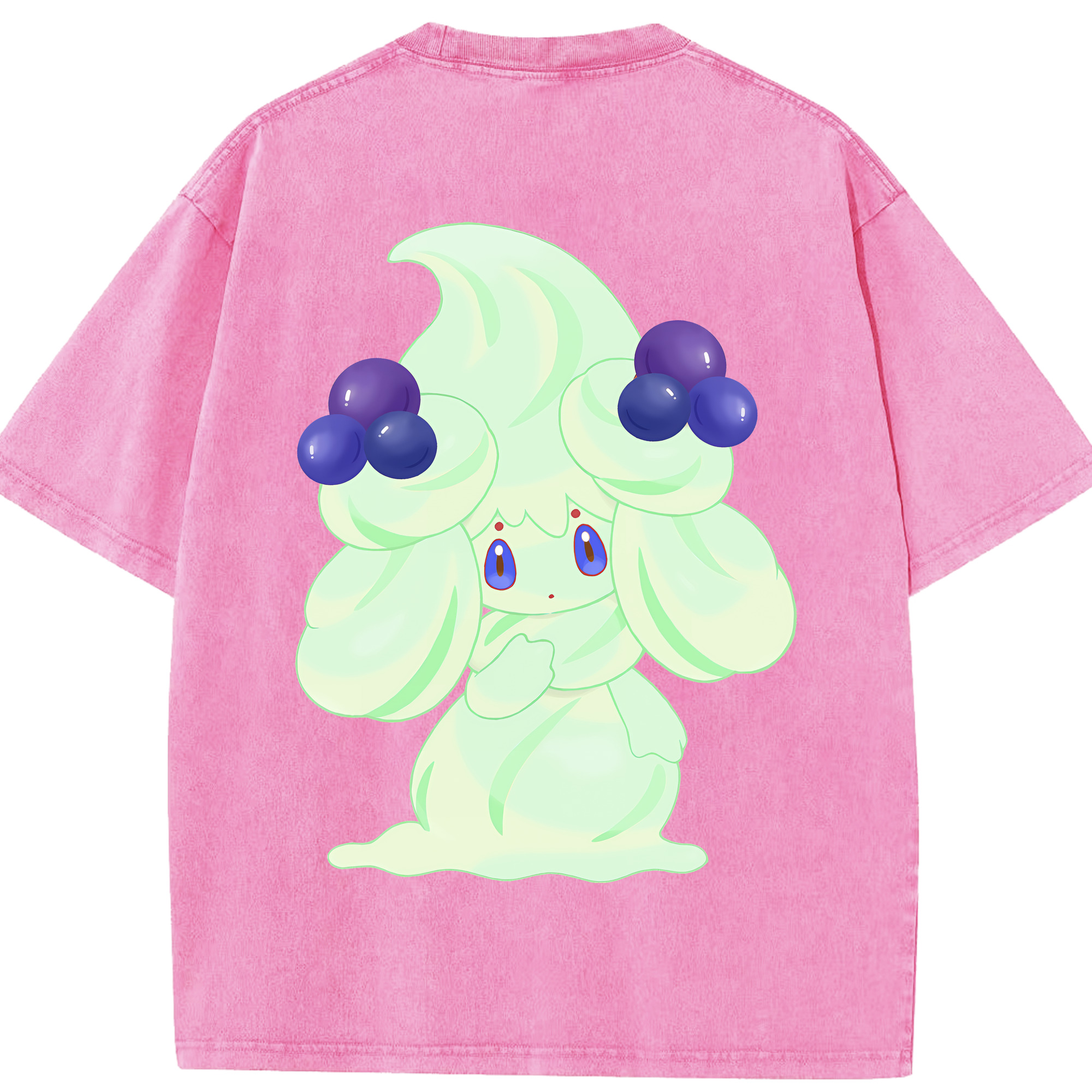 （画像用） ポケットモンスター Pokémon 綿100% ヴィンテージ風 半袖Tシャツ（背面プリント）